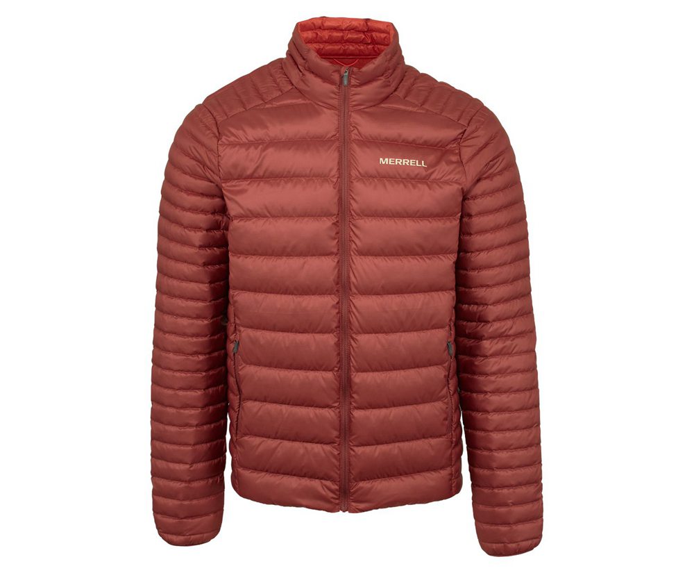 Merrell Jackets Red - Ridgevent™ Thermo - Mens 54SMANWVB